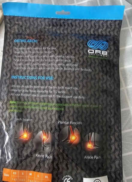 Photo of free INSOLES x 2 (Croydon, Shirley) #2