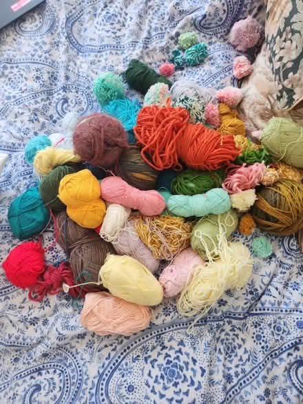 Photo of free Big bag of Yarn (Earley RG6) #2