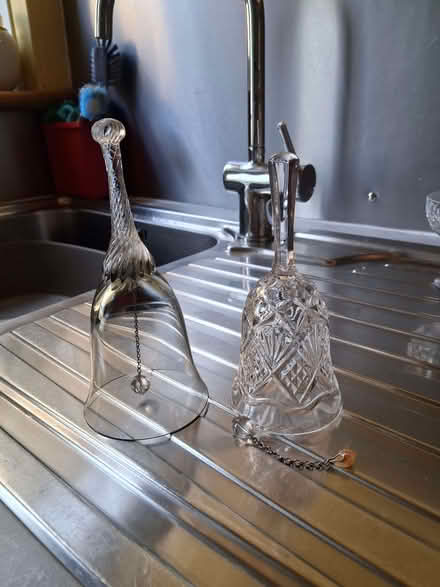 Photo of free 2 glass bells (Craigmount EH12) #1