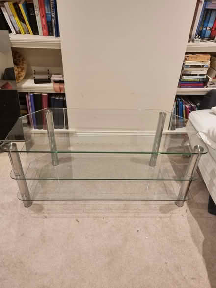 Photo of free Glass TV stand/shelves (Ringwood BH24) #1