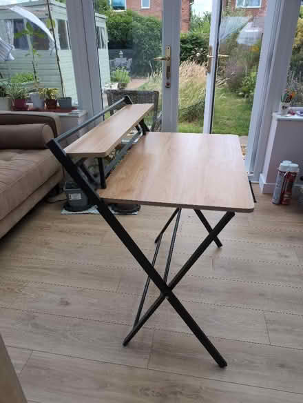Photo of free Folding desk (Saltney CH4) #2