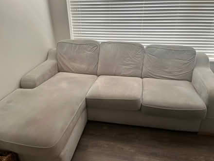 Photo of free For Upholstery Project - 3 Seater Chaise Sofa & Footstool (Monkmoor SY2) #1