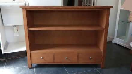 Photo of free Solid oak bookcase/sideboard (Headington OX3) #1