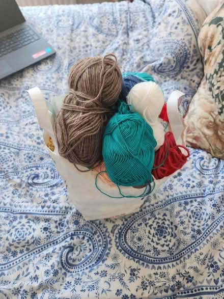 Photo of free Big bag of Yarn (Earley RG6) #1