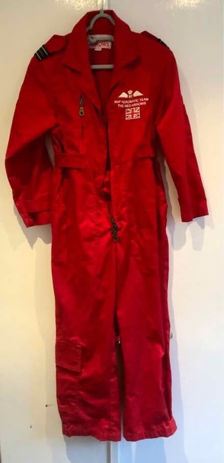 Photo of free Red Arrows RAF jumpsuit age 5-6 (Latchford WA4) #1