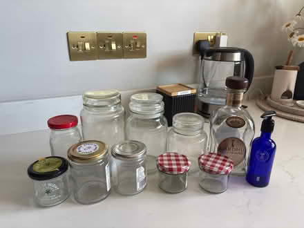 Photo of free Selection of glass lidded jars (BR3) #1