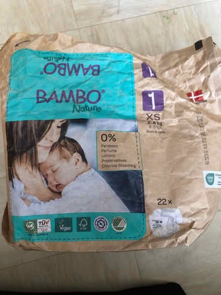 Photo of free Bambo nature size 1 nappies- opened (Enfield EN1) #1