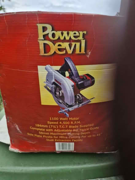 Photo of free Power Devil Circular Saw (Evercreech BA4) #2