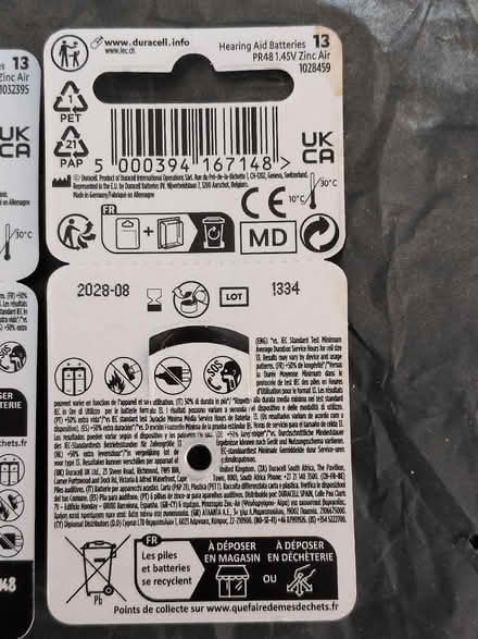 Photo of free Hearing aid batteries (Risinghurst OX3) #2