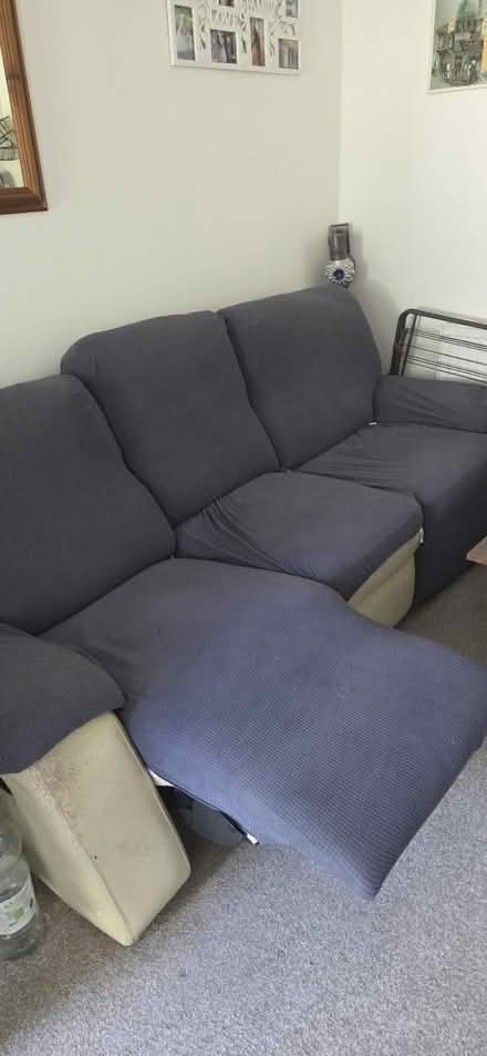 Photo of free 3 seat reclining leather sofa (SN49AB) #2