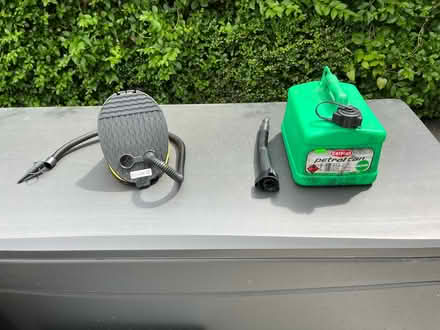 Photo of free Foot pump and petrol container (Near Stirling area FK9) #1