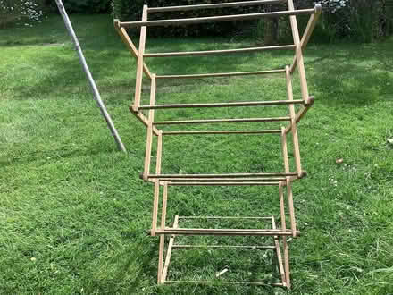 Photo of free Wooden clothes rail (Pembridge HR6) #1