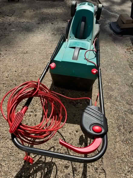 Photo of free Grass Mower Bosch (not working) (Preston HA9) #1