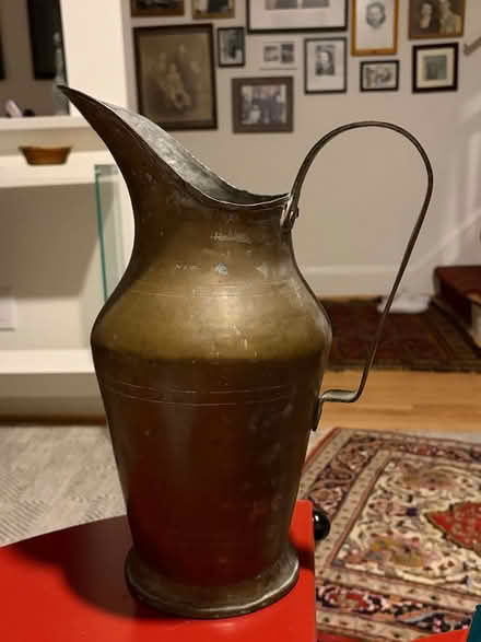 Photo of free Picturesque metal pitcher (Brightwood Park/Petworth DC) #1