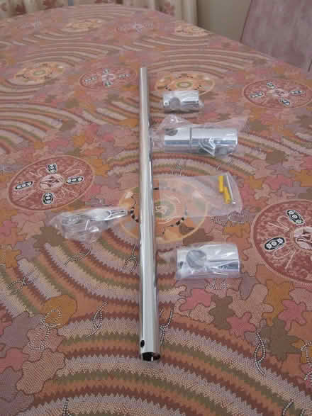Photo of free Chrome Shower Rail with Wall Fittings (Melbourn SG8) #1