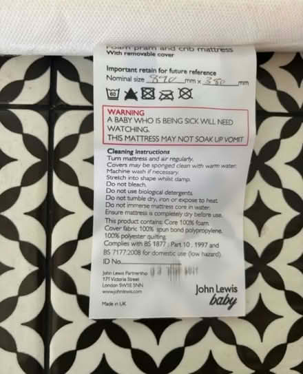 Photo of free Small foam cot mattress for pet (Brighton) #2