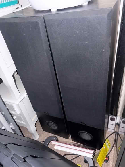 Photo of free Pair of Tall speakers (Nomansland SP5) #1