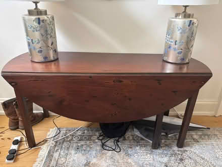 Photo of free Mahogany drop leaf table (Clonskeagh Dublin 6) #2