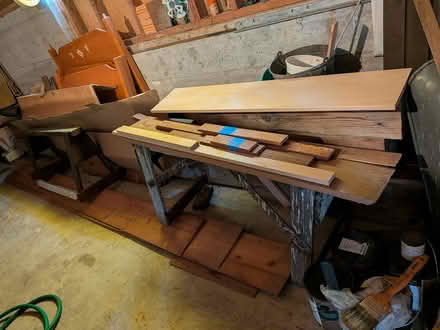 Photo of free Tree rounds & old lumber (Race Road) #3
