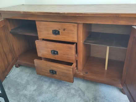 Photo of free Rustic Side Board, 2 door 3 drawer (Princes Risborough HP27) #2