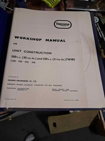 Photo of free Motorcycle manual (West San Jose, Mitty HS area) #2