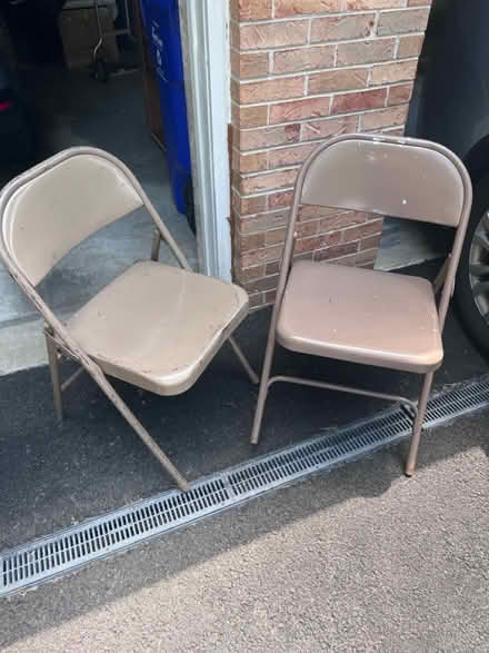 Photo of free Two metal chairs (Ellicott city) #1