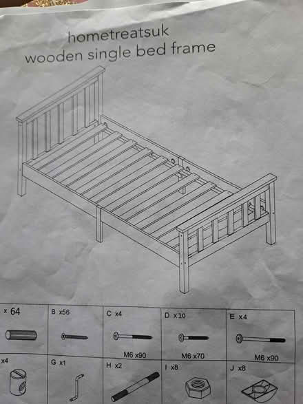 Photo of free Single bed (Leigh Dawes Green RH2) #4