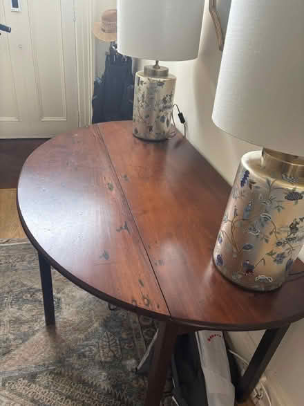 Photo of free Mahogany drop leaf table (Clonskeagh Dublin 6) #1