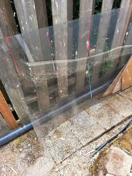 Photo of free plexiglas sheet, 41 x 95.5 inches (Cedar Mill) #1