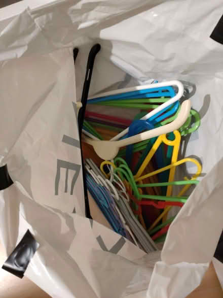 Photo of free Bag of coat hangers, mostly kids (Liberton EH16) #1