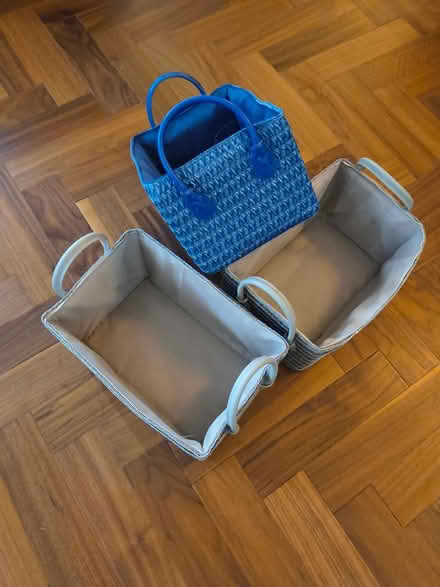 Photo of free Three storage baskets (Church Street NW8) #1