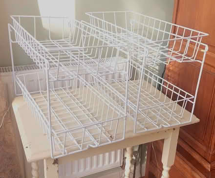 Photo of free Two wire shelf units with sliding trays (Oswestry SY11) #4