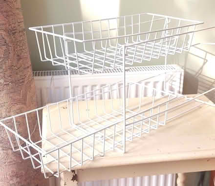 Photo of free Two wire shelf units with sliding trays (Oswestry SY11) #2