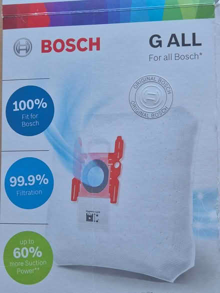 Photo of free Bosch hoover bag (St Albans AL1, Fleetville) #2