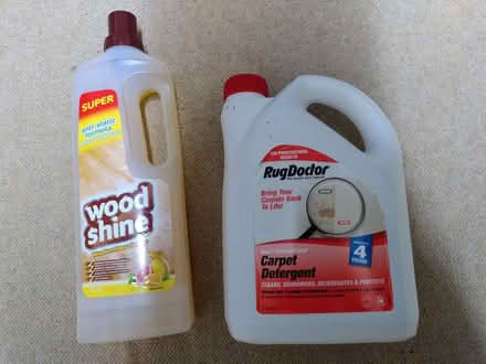 Photo of free Wood floor and rug cleaning fluids (Whitehill EH22) #1