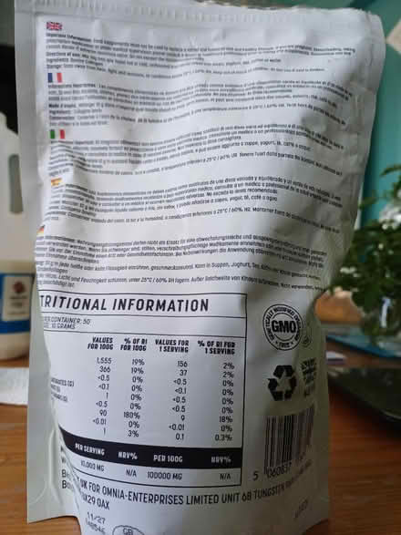 Photo of free Opened Collagen powder (Ecclesfield S5) #2