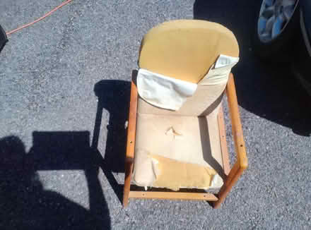 Photo of free Small child's wooden chair for upcycling (Farmoor OX2) #1