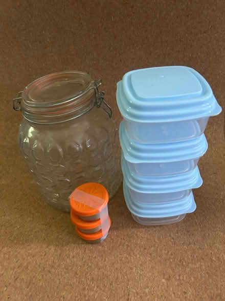 Photo of free Food Storage Containers (20 mins East of Pittsfield) #1