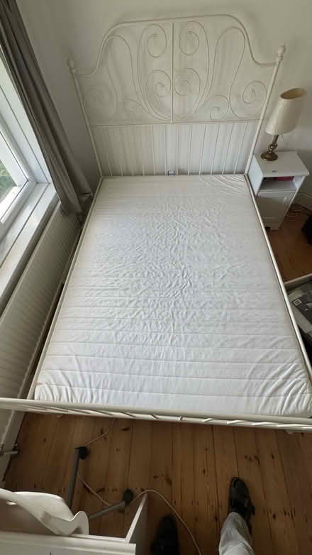 Photo of free IKEA Leirvik Double Bed (South Birmingham - B45) #1