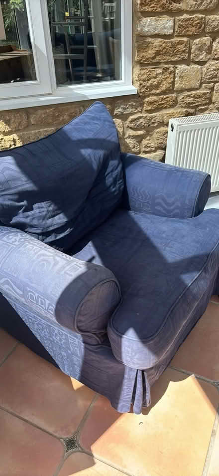 Photo of free 2 seater sofa & armchair (Tintinhull BA22) #2