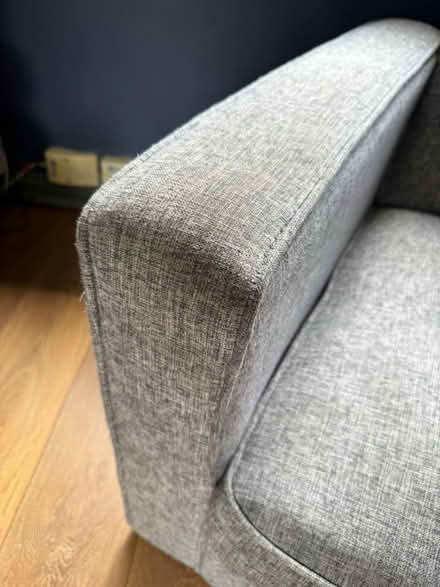 Photo of free Grey Fabric Armchair (Kingshurst, B37) #3