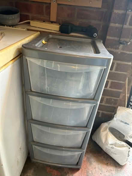Photo of free Plastic set of drawers #1