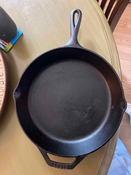 Photo of free 12” cast iron lodge pan (Beulah rd and Druid hill rd NE) #1