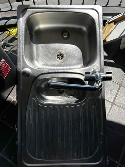 Photo of free Stainless steel double kitchen sink (Newington Green N16) #1