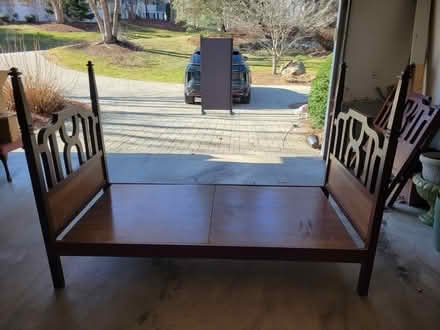 Photo of free 2 Solid wood twin beds (Andover) #1