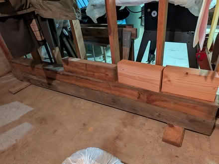 Photo of free Tree rounds & old lumber (Race Road) #1