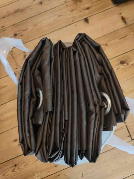 Photo of free Long Drop Brown Curtains (Ramsgate CT11) #1