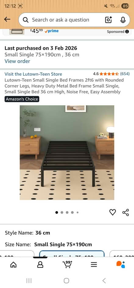 Photo of free Small single bed frame (Herne Bay Ct6) #1