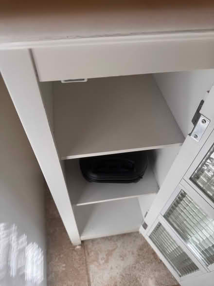 Photo of free Short cabinet w/glass window door (Weston) #2