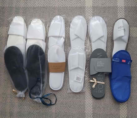 Photo of free 12 pairs of Sealed and New - Hotel / Spa Slippers. (Stirling FK8) #1